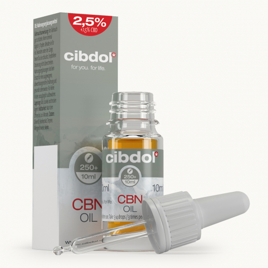 Aceite de CBN 2,5% y CBD 2,5%