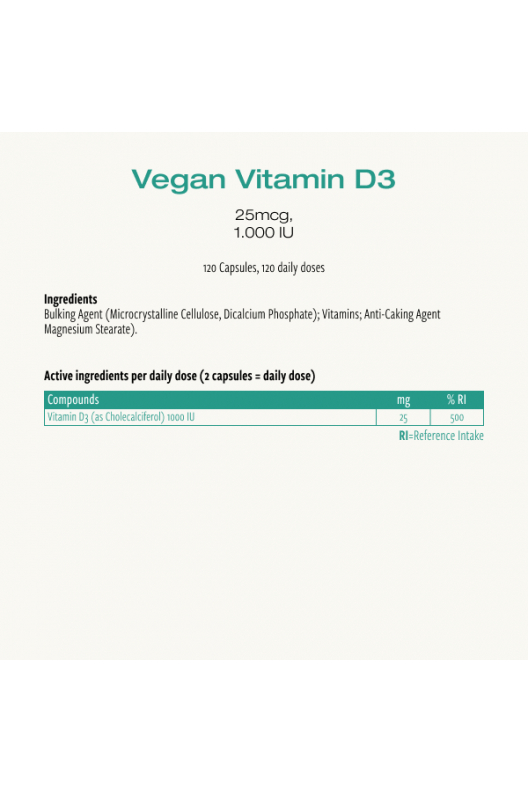 Vitamina D3 vegana Vitamina D3 vegana