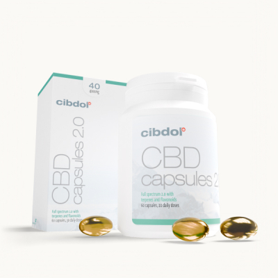 Cápsulas de gel con CBD 40% (4000mg)